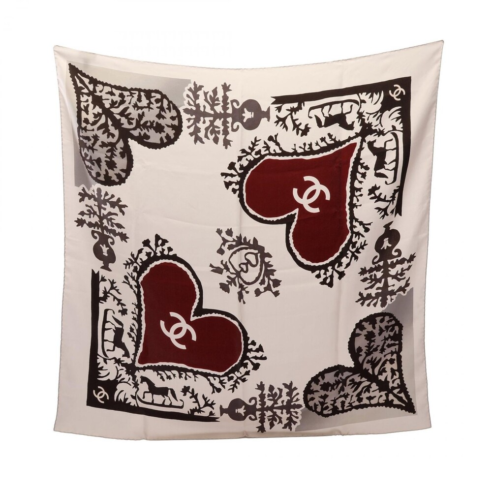 Chanel Coco Mark Scarf Stole Wrap Silk #351172C45B